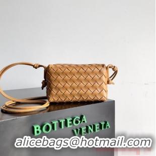 Classic Grade Bottega Veneta Mini Loop Camera Bag 723547 Brown