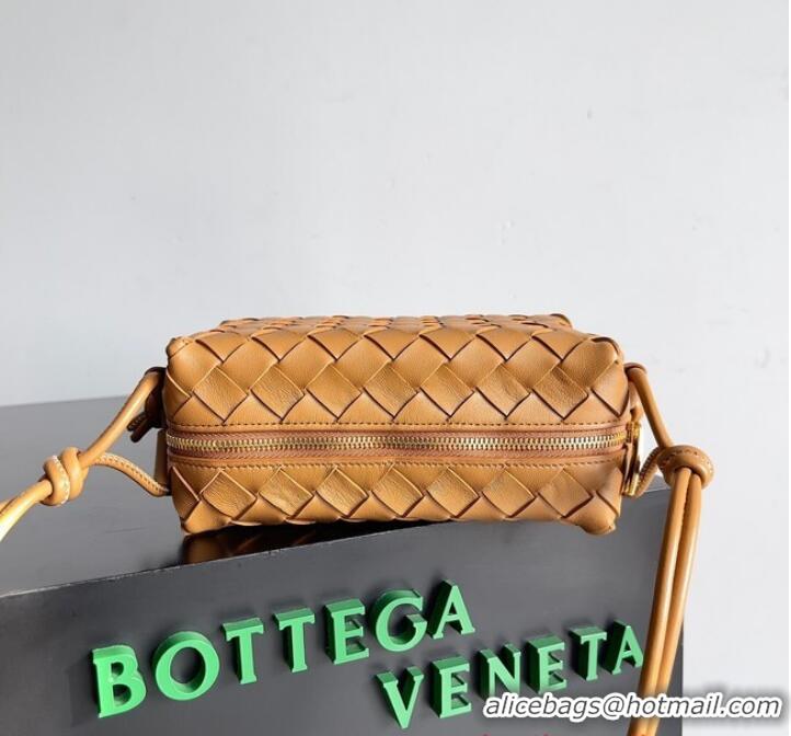 Classic Grade Bottega Veneta Mini Loop Camera Bag 723547 Brown