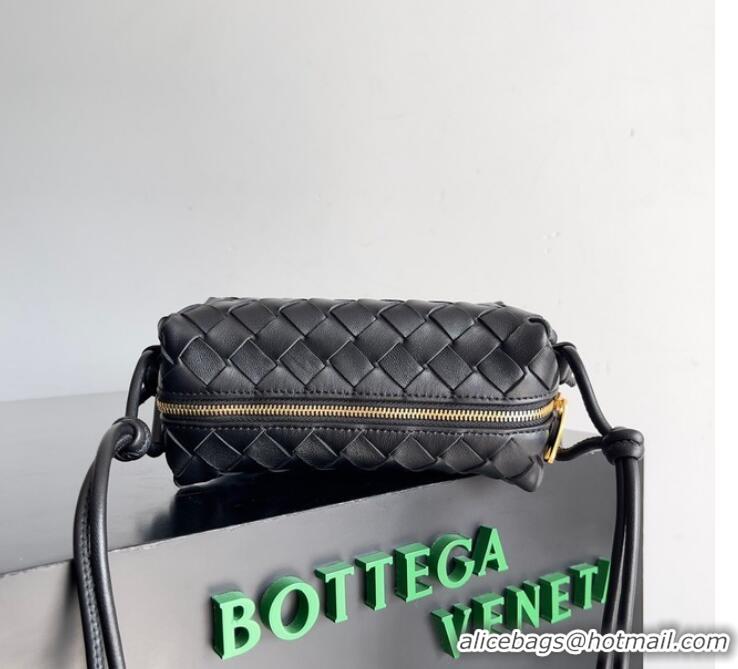 Good Looking Bottega Veneta Mini Loop Camera Bag 723547 Black