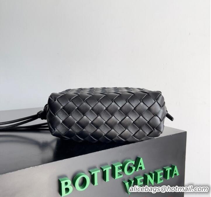 Good Looking Bottega Veneta Mini Loop Camera Bag 723547 Black