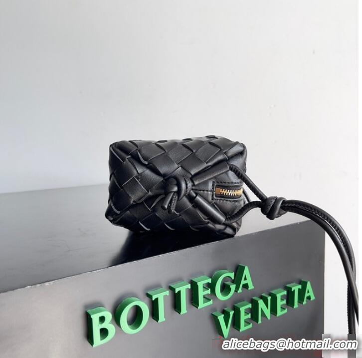 Good Looking Bottega Veneta Mini Loop Camera Bag 723547 Black