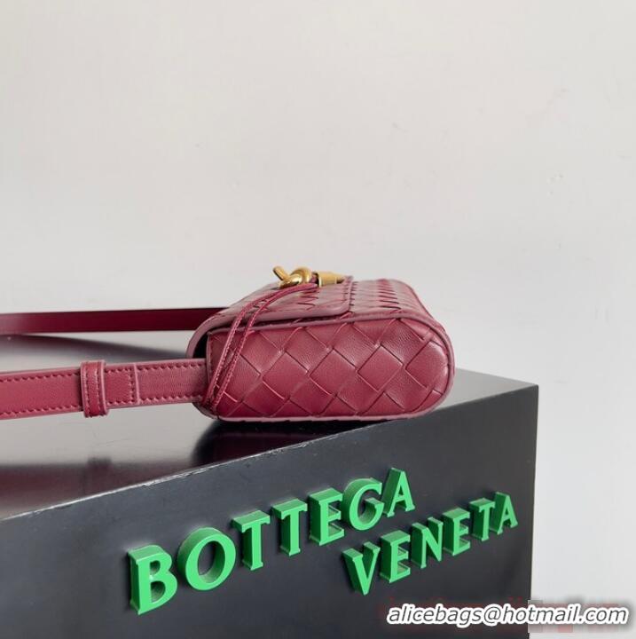 Most Popular Bottega Veneta Mini Andiamo Cross-Body Bag 755545 Barolo