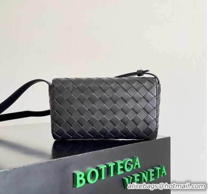 Sumptuous Bottega Veneta Mini Andiamo Cross-Body Bag 755545 Black