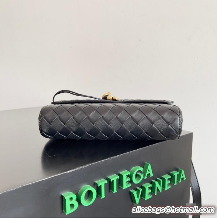 Sumptuous Bottega Veneta Mini Andiamo Cross-Body Bag 755545 Black