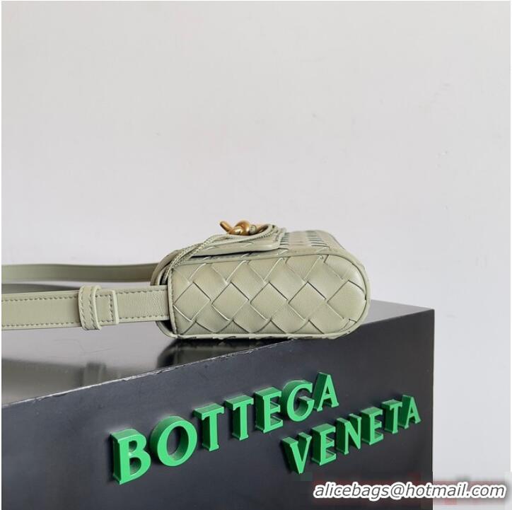 Best Price Bottega Veneta Mini Andiamo Cross-Body Bag 755545 light green