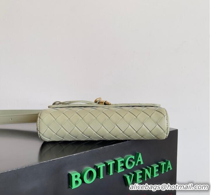 Best Price Bottega Veneta Mini Andiamo Cross-Body Bag 755545 light green