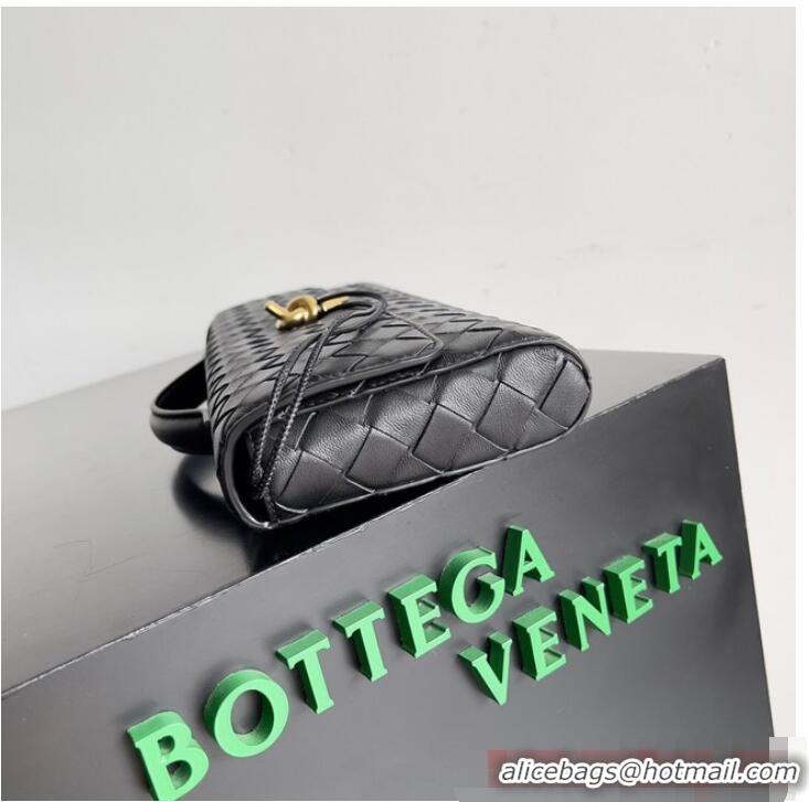 Buy Classic Bottega Veneta Long Clutch Andiamo With Handle 741511 Black