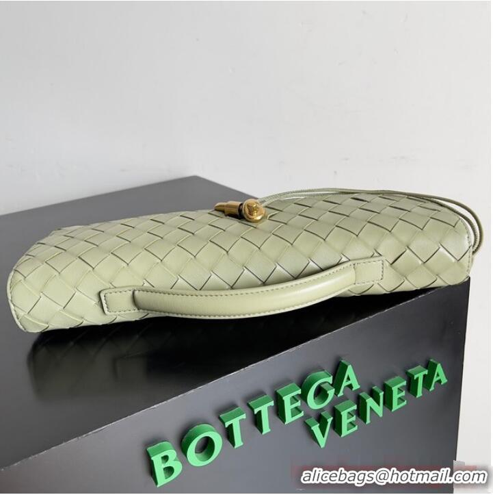 Grade Quality Bottega Veneta Long Clutch Andiamo With Handle 741511 light green