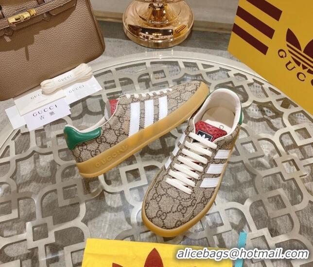 Buy Luxury adidas x Gucci Gazelle GG Canvas Low-top Sneakers Beige GG Canvas 106124