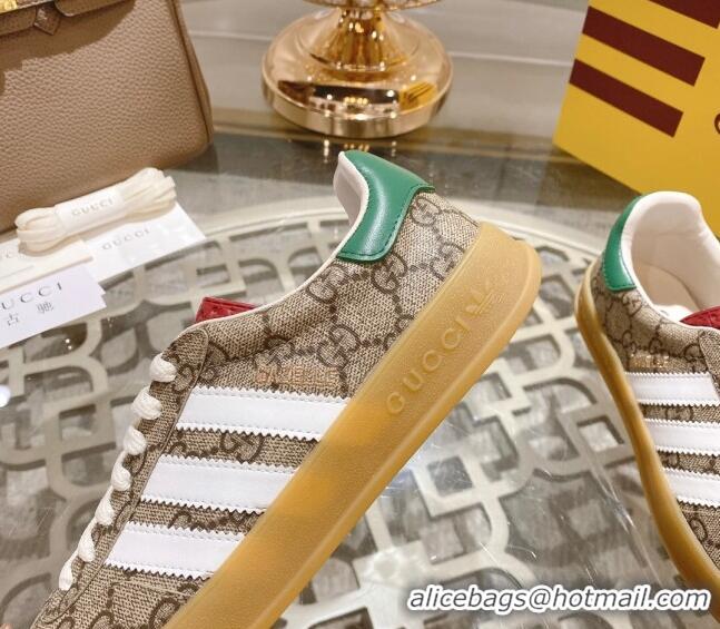 Buy Luxury adidas x Gucci Gazelle GG Canvas Low-top Sneakers Beige GG Canvas 106124