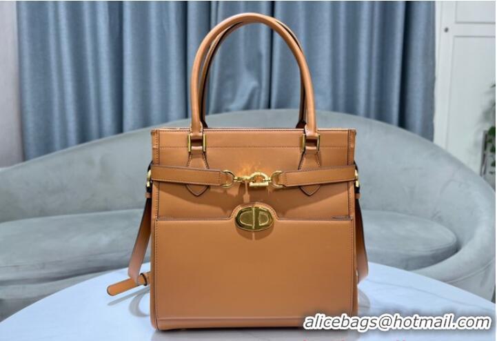 Inexpensive Dior MEDIUM BOSTON BAG Calfskin 8801 Brown