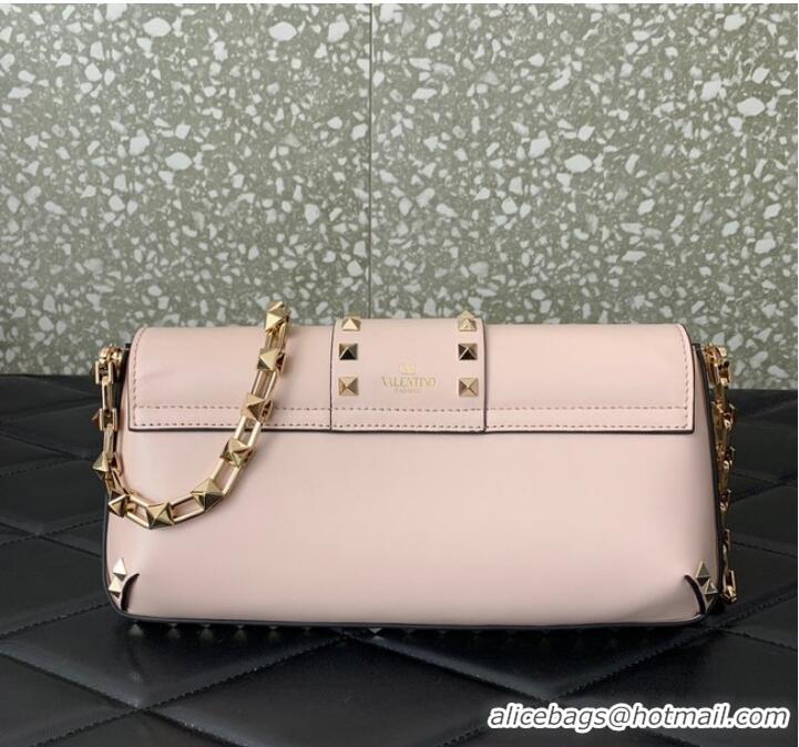 Famous Brand VALENTINO Rockstud 23 smooth calfskin bag 0M77Q Pink