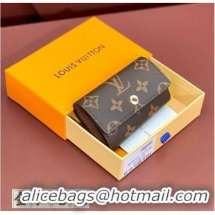 Big Discount Louis Vuitton Monogram Canvas 6 Key Holder LV M60701-5