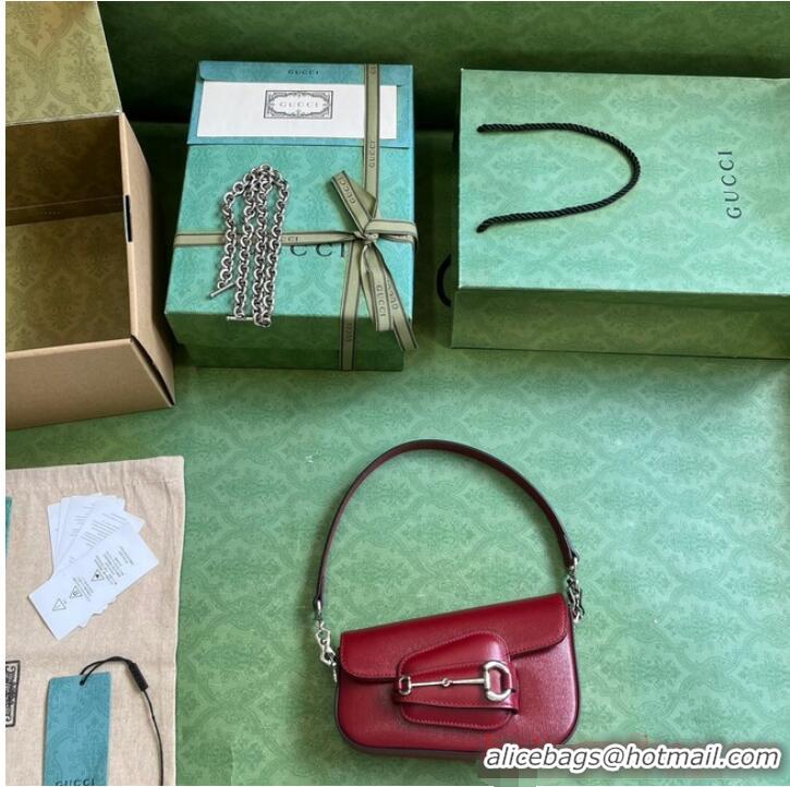 Best Price GUCCI HORSEBIT 1955 MINI SHOULDER BAG 774209 Red