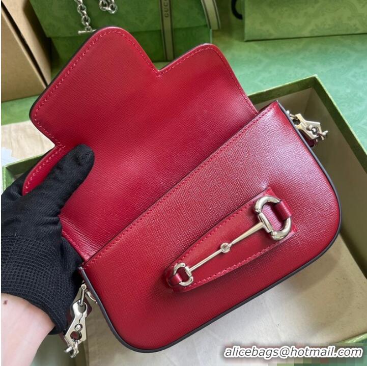 Best Price GUCCI HORSEBIT 1955 MINI SHOULDER BAG 774209 Red