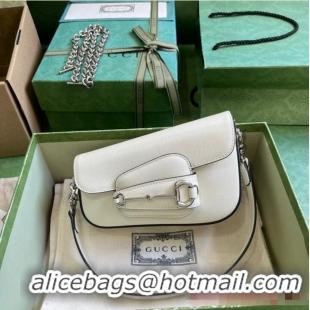 Well Crafted GUCCI HORSEBIT 1955 MINI SHOULDER BAG 774209 White