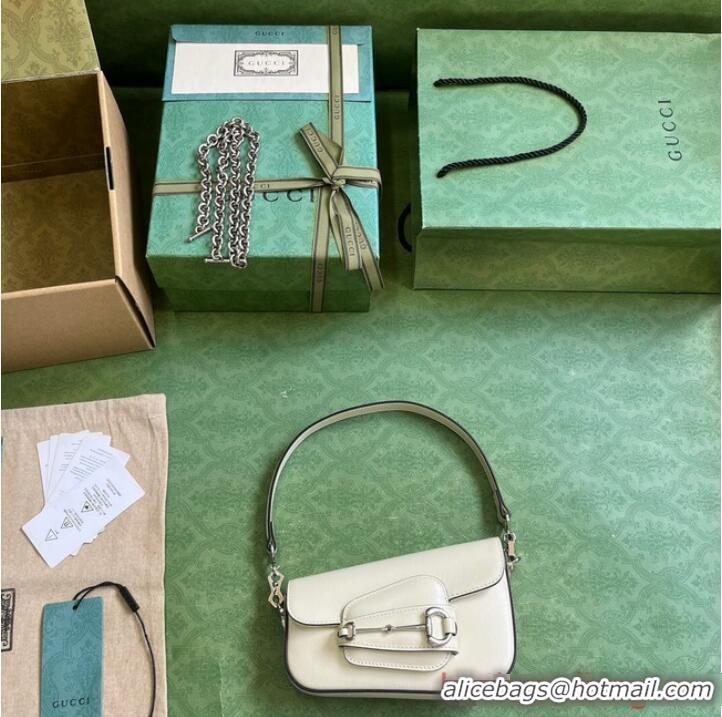 Well Crafted GUCCI HORSEBIT 1955 MINI SHOULDER BAG 774209 White