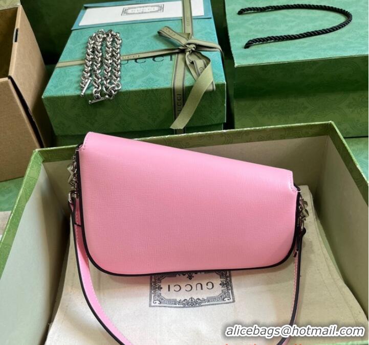 Famous Brand GUCCI HORSEBIT 1955 MINI SHOULDER BAG 774209 Pink