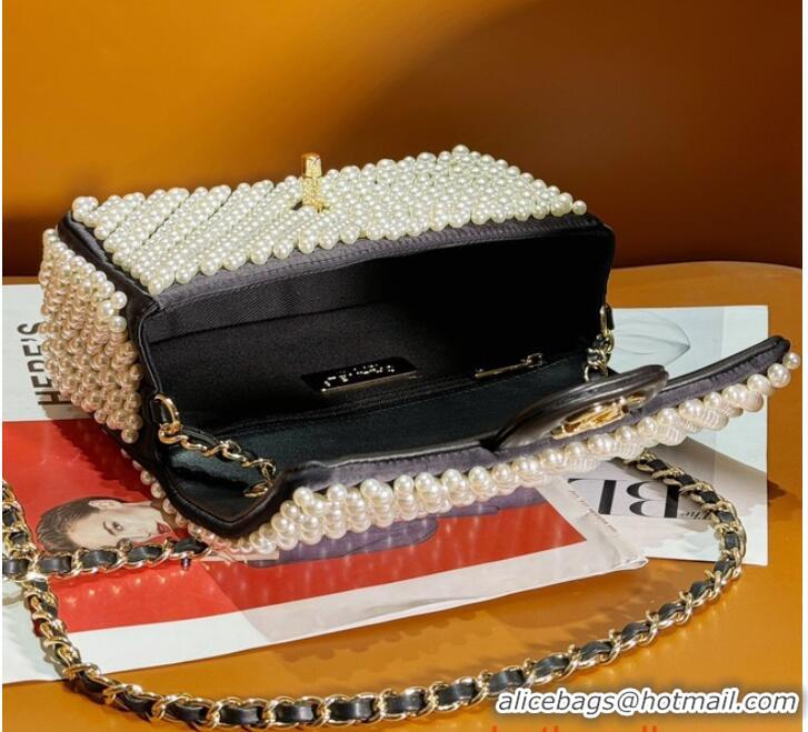 Unique Discount Chanel SMALL FLAP BAG AS3965 Pearls