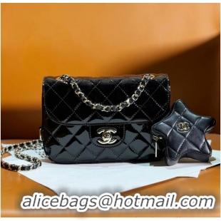 Promotional Chanel Mini Flap Bag & Star Coin Bag AS4646 Black