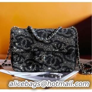 Good Product Chanel Sequins SMALL FLAP BAG AS4561 black&white