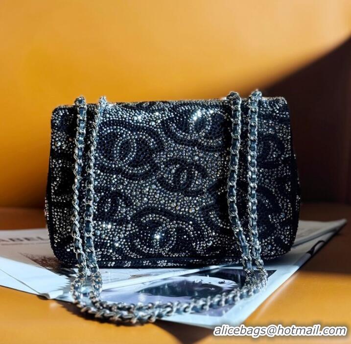 Good Product Chanel Sequins SMALL FLAP BAG AS4561 black&white