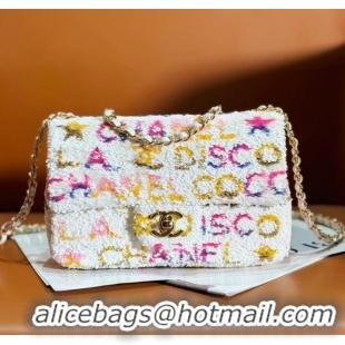 Top Quality Chanel SMALL FLAP BAG AS4561 White& Yellow& Pink & Blue