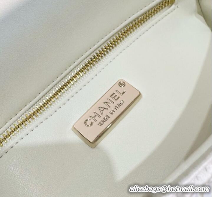 Top Quality Chanel SMALL FLAP BAG AS4561 White& Yellow& Pink & Blue