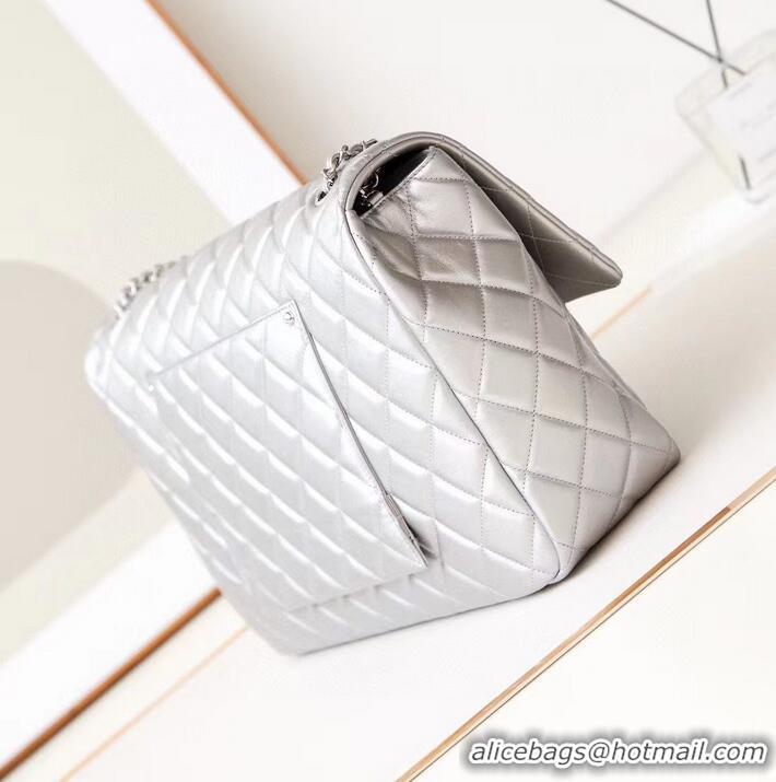 Reasonable Price Chanel LARGE 2.55 HANDBAG AS4661 Silver