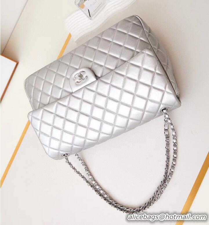 Reasonable Price Chanel LARGE 2.55 HANDBAG AS4661 Silver