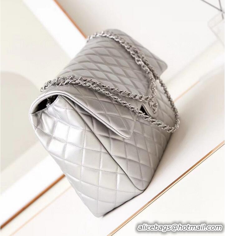 Reasonable Price Chanel LARGE 2.55 HANDBAG AS4661 Silver