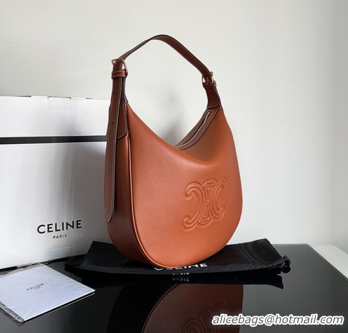 Pretty Style Celine HELOISE BAG IN SUPPLE CALFSKIN 114713 TAN