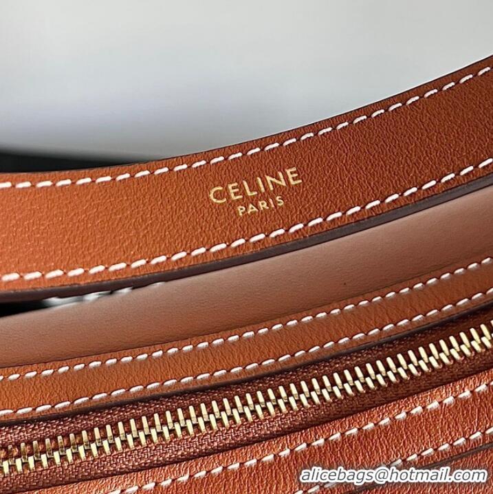 Pretty Style Celine HELOISE BAG IN SUPPLE CALFSKIN 114713 TAN