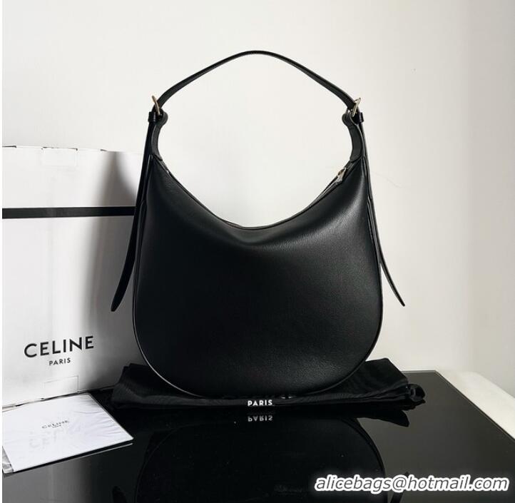 Low Cost Celine HELOISE BAG IN SUPPLE CALFSKIN 114713 Black