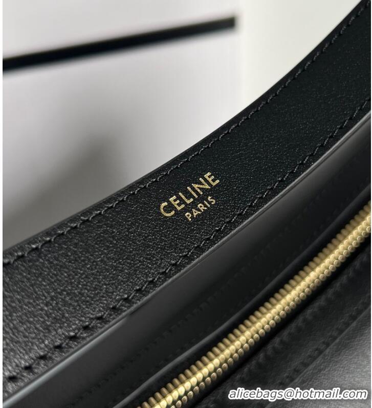 Low Cost Celine HELOISE BAG IN SUPPLE CALFSKIN 114713 Black