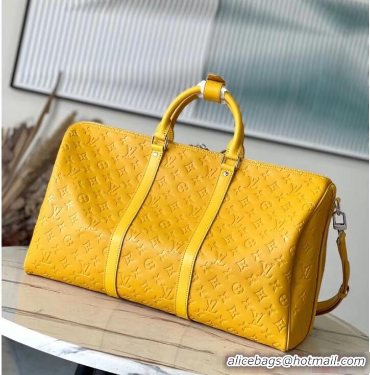 Grade Design Louis Vuitton Keepall Bandouliere 50 M23748 Yellow