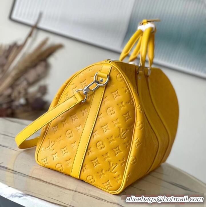 Grade Design Louis Vuitton Keepall Bandouliere 50 M23748 Yellow