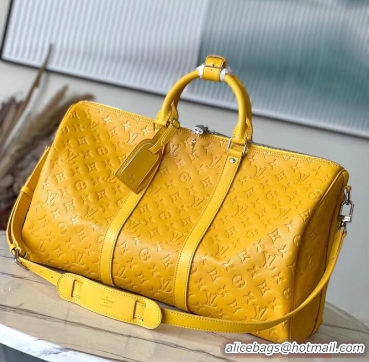 Grade Design Louis Vuitton Keepall Bandouliere 50 M23748 Yellow