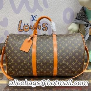 Trendy Design Louis Vuitton Keepall Bandouliere 50 M46769 Orange