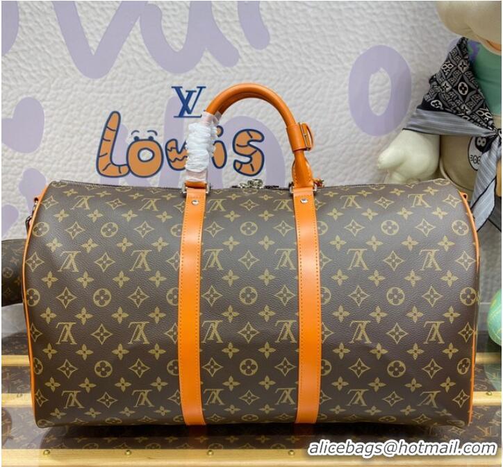 Trendy Design Louis Vuitton Keepall Bandouliere 50 M46769 Orange