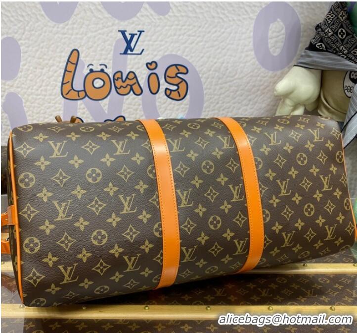 Trendy Design Louis Vuitton Keepall Bandouliere 50 M46769 Orange