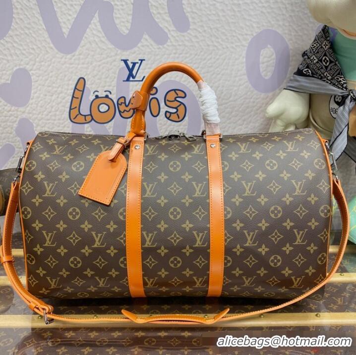 Trendy Design Louis Vuitton Keepall Bandouliere 50 M46769 Orange