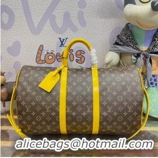 Buy Discount Louis Vuitton Keepall Bandouliere 50 M46769 Yellow