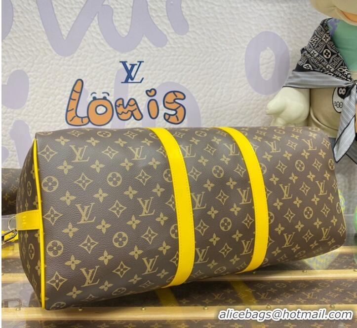 Buy Discount Louis Vuitton Keepall Bandouliere 50 M46769 Yellow