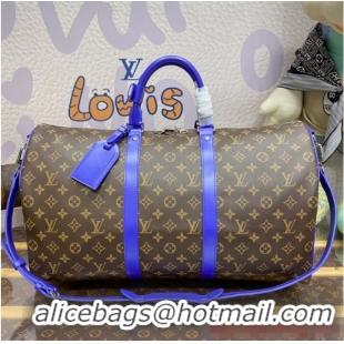 Top Quality Louis Vuitton Keepall Bandouliere 50 M46769 Blue