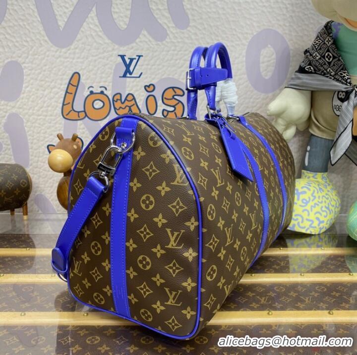 Top Quality Louis Vuitton Keepall Bandouliere 50 M46769 Blue