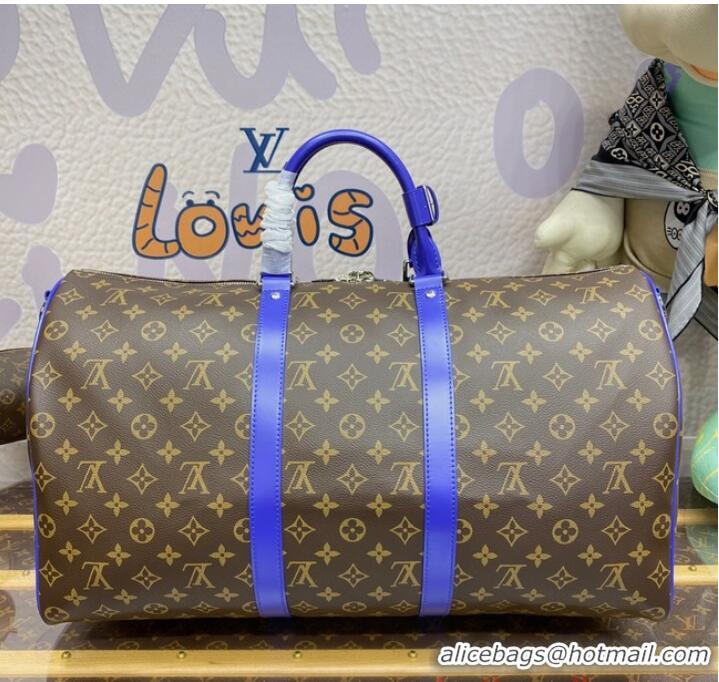 Top Quality Louis Vuitton Keepall Bandouliere 50 M46769 Blue