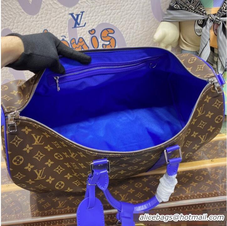 Top Quality Louis Vuitton Keepall Bandouliere 50 M46769 Blue