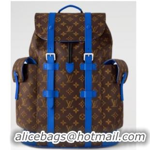 Well Crafted Louis Vuitton Monogram Canvas Christopher MM M46813 Blue