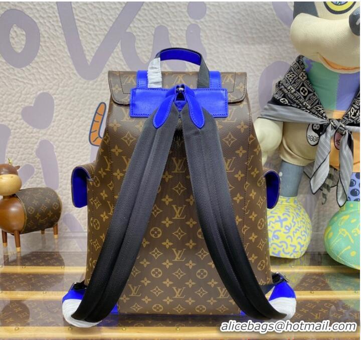 Well Crafted Louis Vuitton Monogram Canvas Christopher MM M46813 Blue